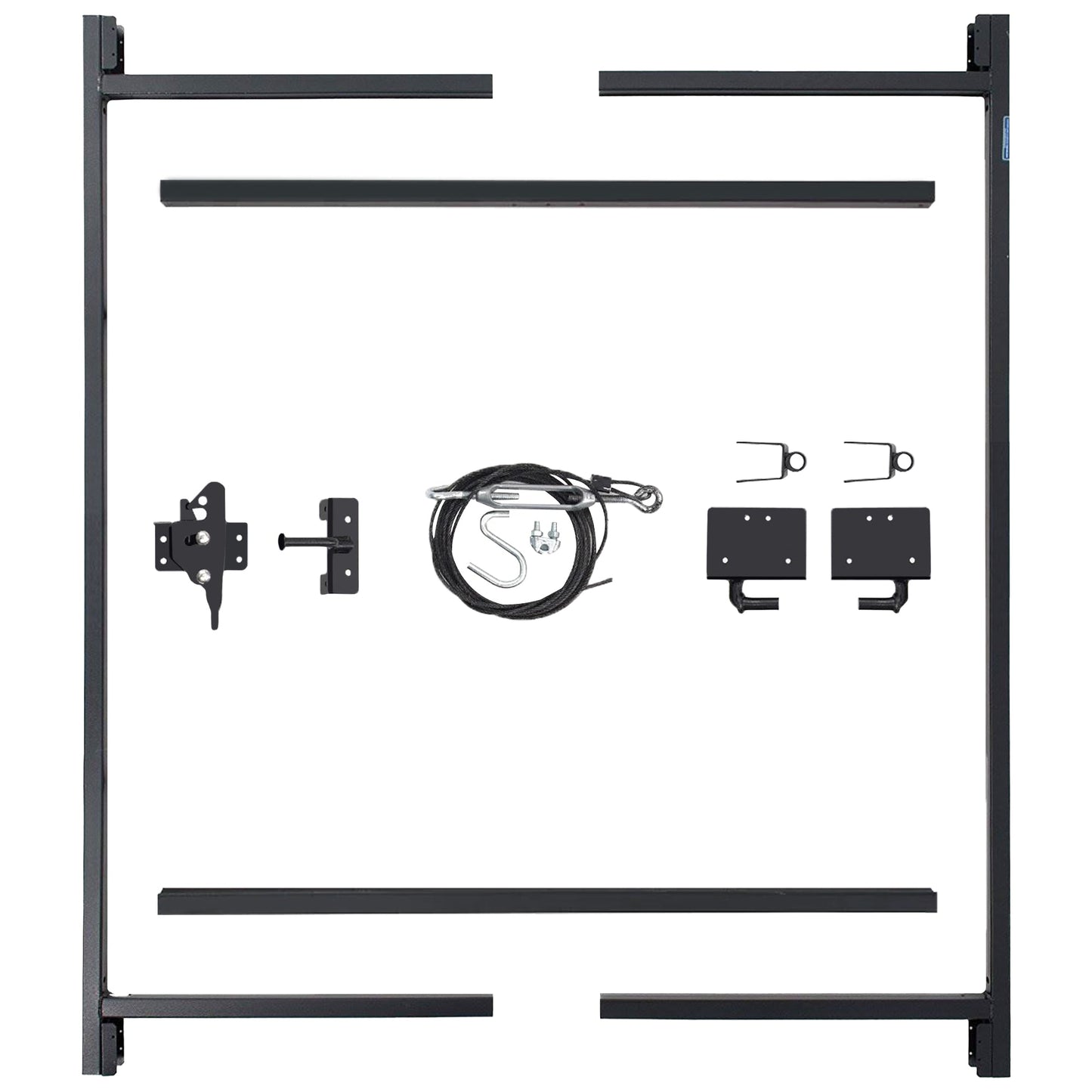 Adjust-A-Gate Steel Frame Gate Building Kit, 60"- 96" Wide Opening Up To 5' High