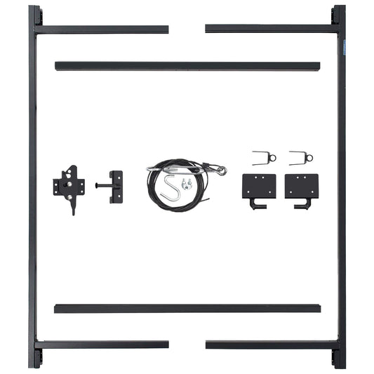 Adjust-A-Gate Steel Frame Gate Building Kit, 60"- 96" Wide Opening Up To 5' High