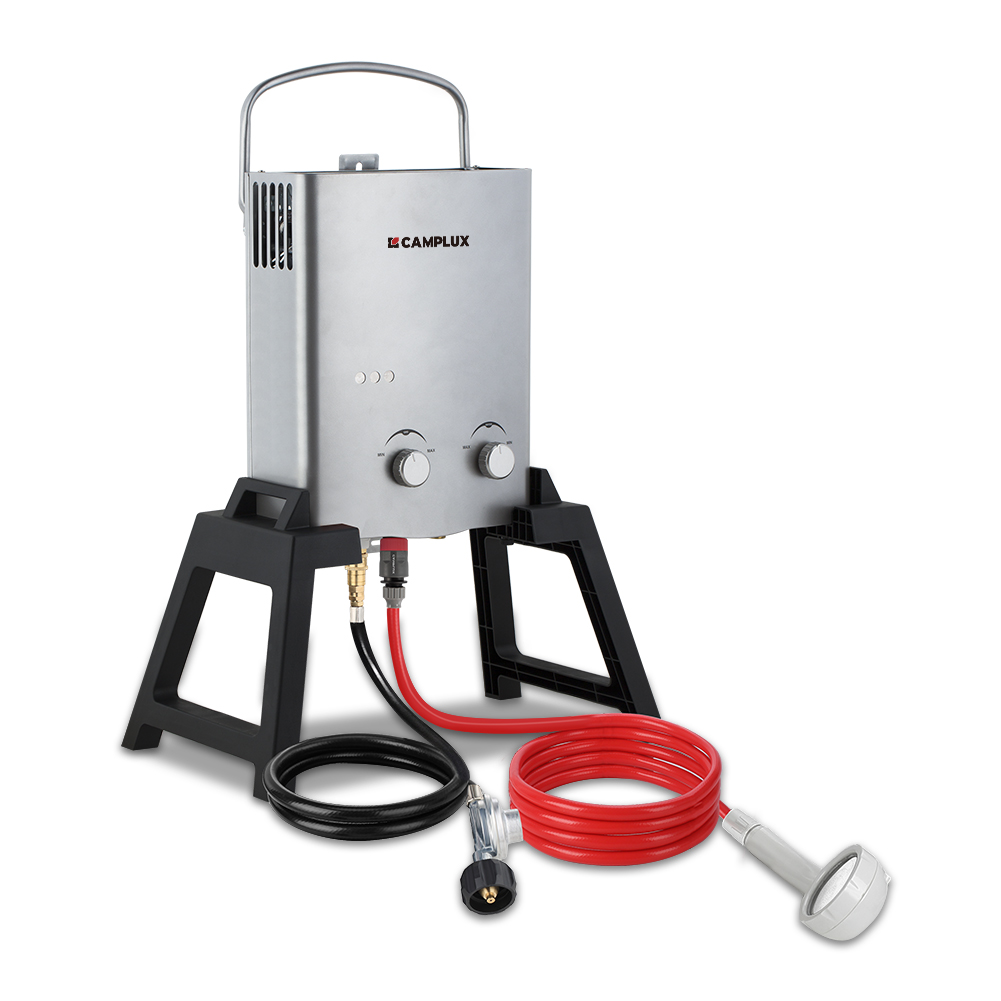 Camplux AY132GMAX Portable Propane Water Heater With Stand
