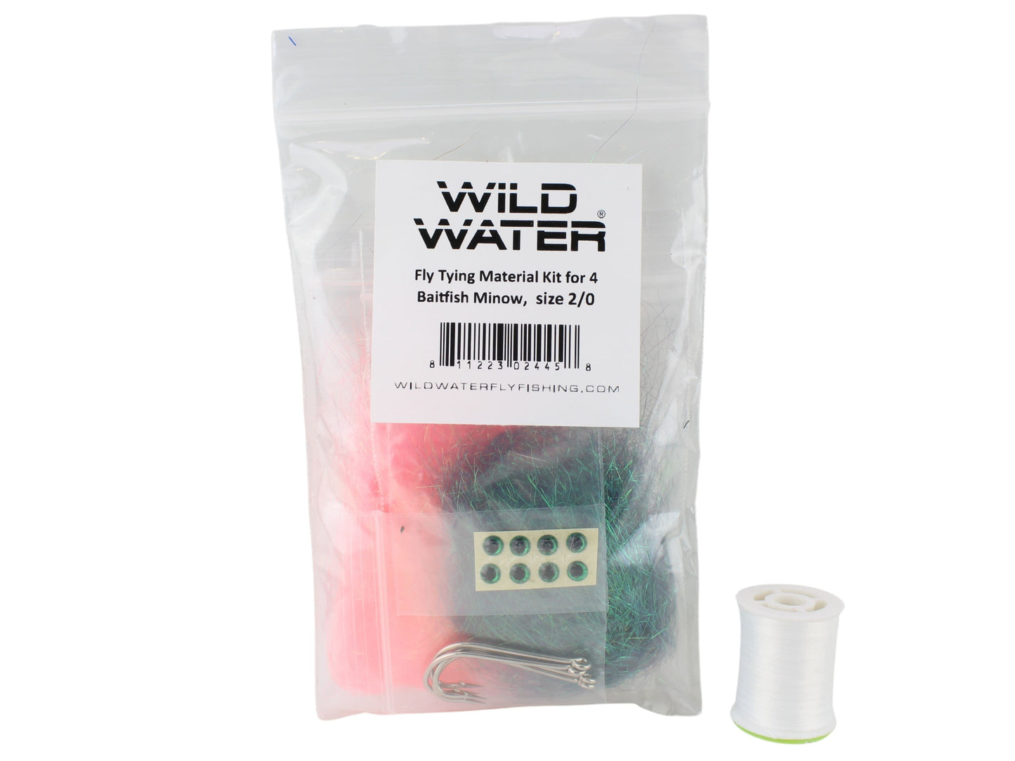 Wild Water Fly Fishing Fly Tying Material Kit, Baitfish Minnow