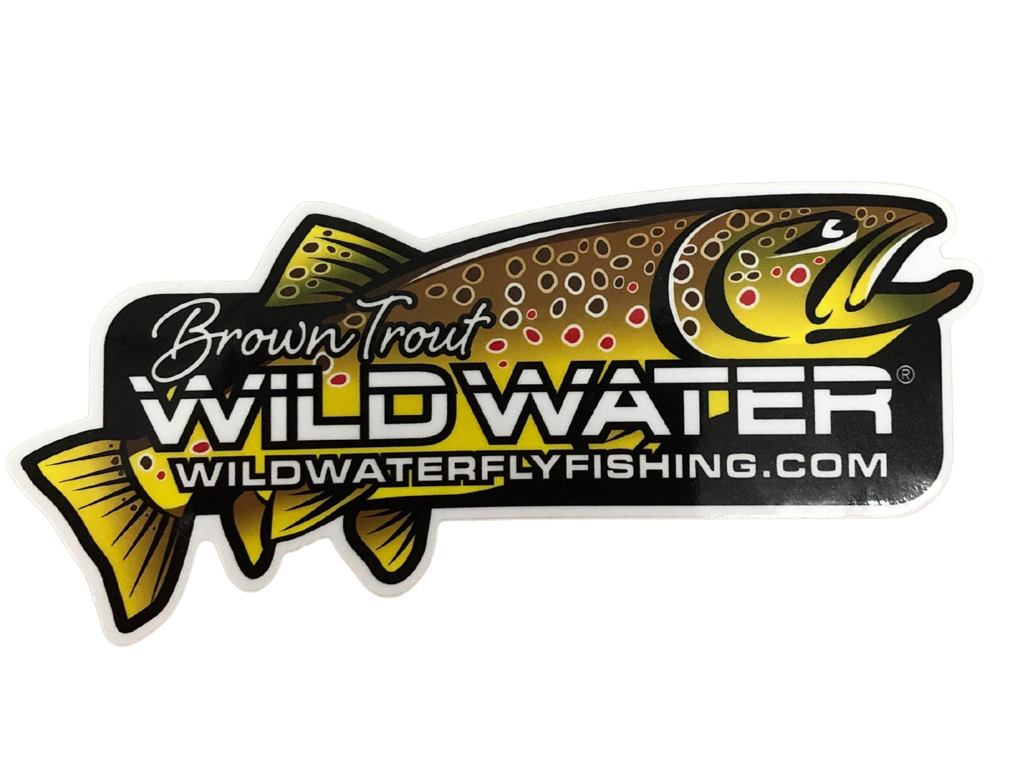 Wild Water Brown Trout Sticker