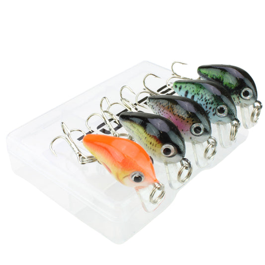 FORTIS 1" Length 5 Piece Mini Crankbait Assortment