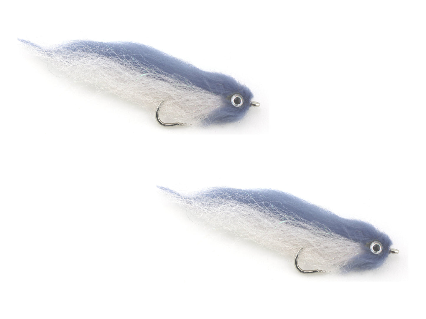 Gray and White EP Fly, size 2/0, Qty. 2 | Wild Water Fly Fishing