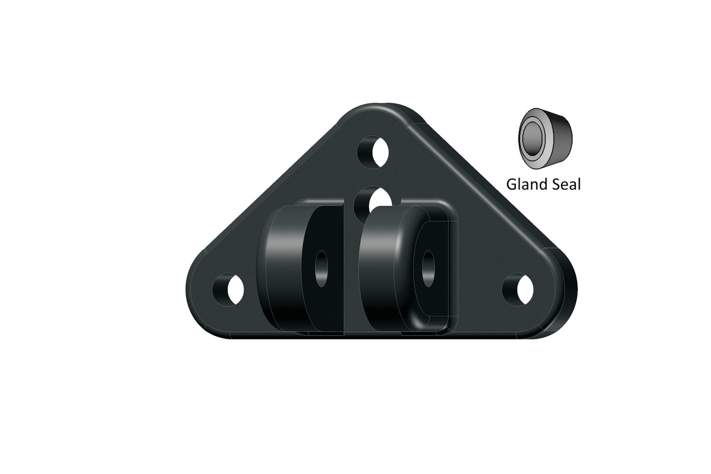 Lenco Upper Mounting Bracket with Gland Seal Old Style