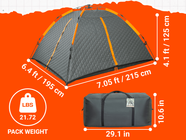 CULLA MAXX | 3 PERSON INSULATED INNER TENT