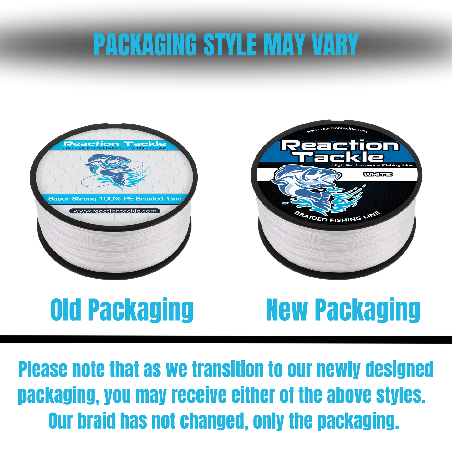 Reaction Tackle Braided Fishing Line - Pink