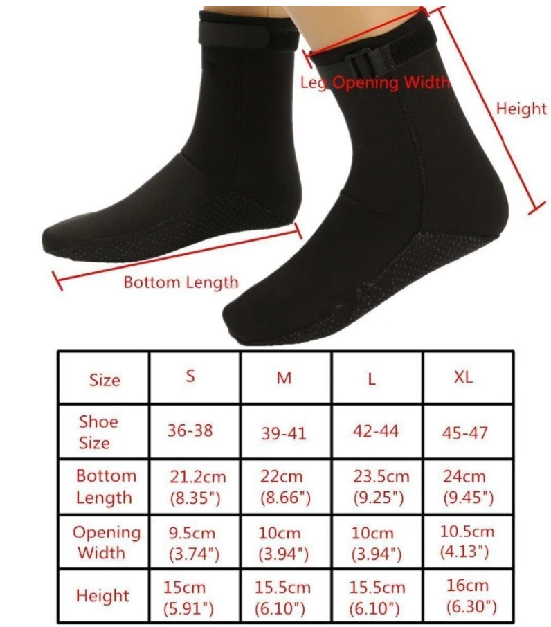 3MM Dive Socks