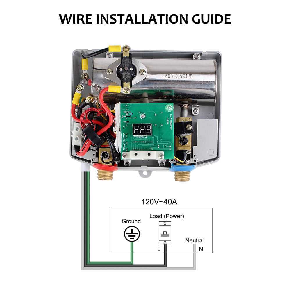 Camplux On Demand Hot Water Heater Electric 120V - 3.5kW | White