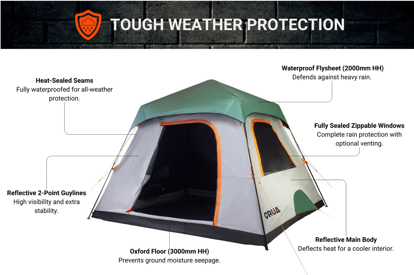 NOIR 6 | 6 PERSON BLACKOUT CABIN TENT