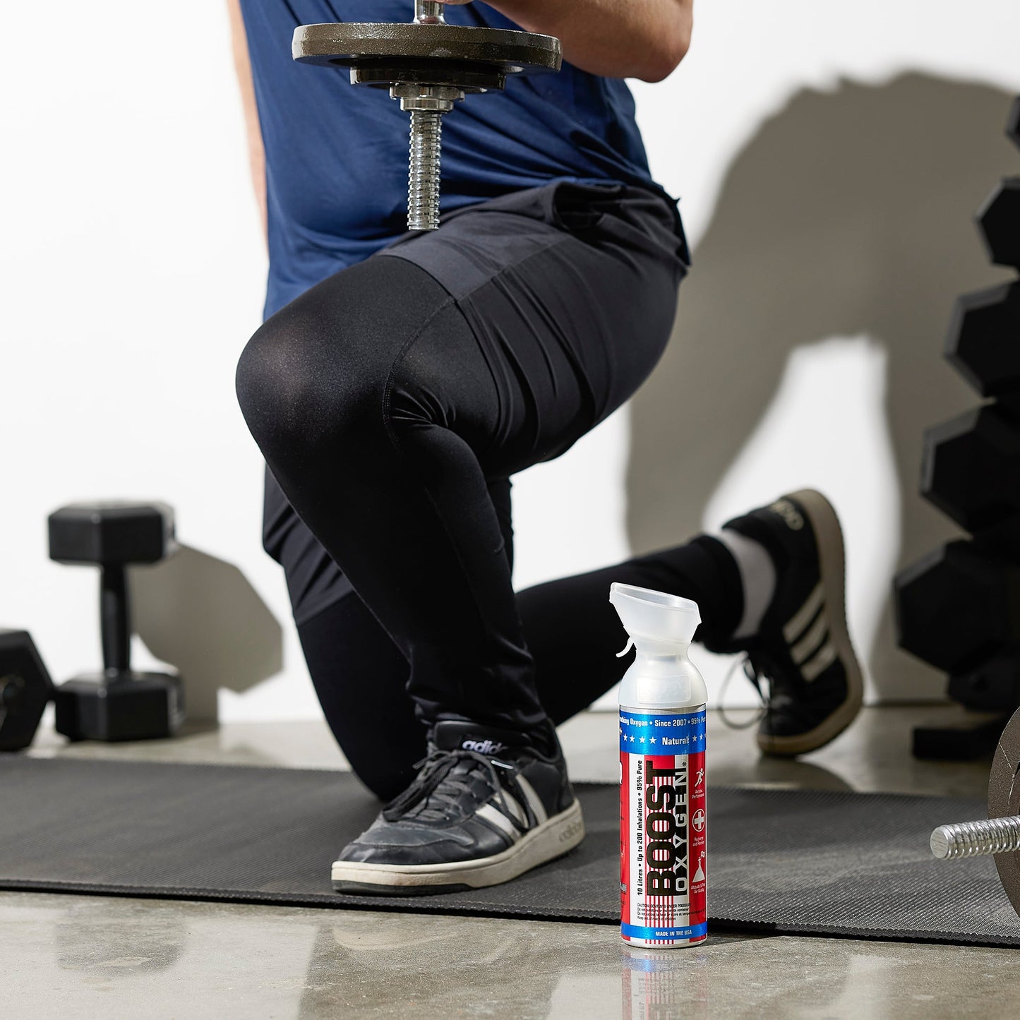 6 Pack 10L Boost Oxygen Stars and Stripes Pure Canned Oxygen Canister, Natural