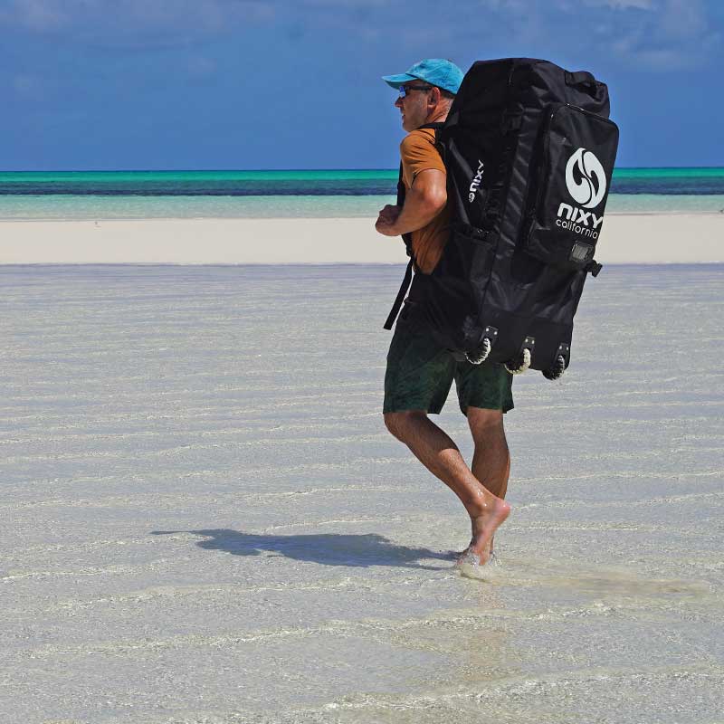 NIXY Three Wheeled Waterproof Paddle Board Backpack