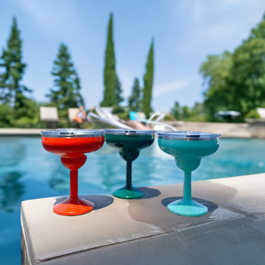 RITA™ 13OZ Insulated Metal Margarita Tumbler, Margarita Glass For Cocktails, Wine, Cold Drinks