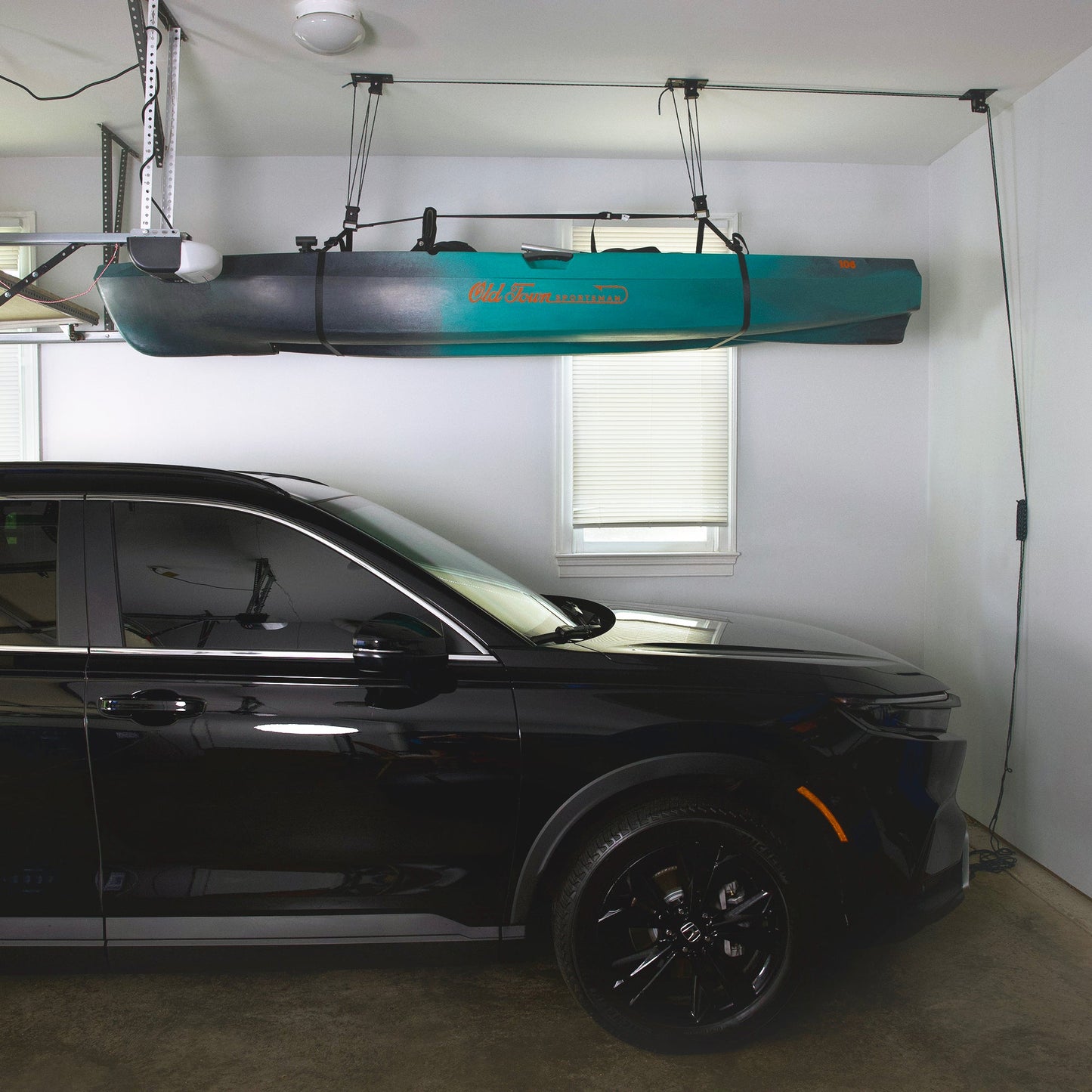 Heavy Duty Kayak Hoist Garage Ceiling Storage Hoist | Holds up to 150 lbs