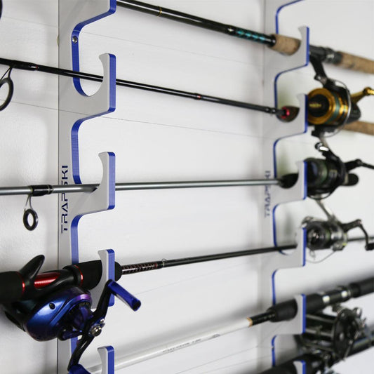 Made in the USA Premium Fishing Rod Racks | Wall or Ceiling or Boat Mounted