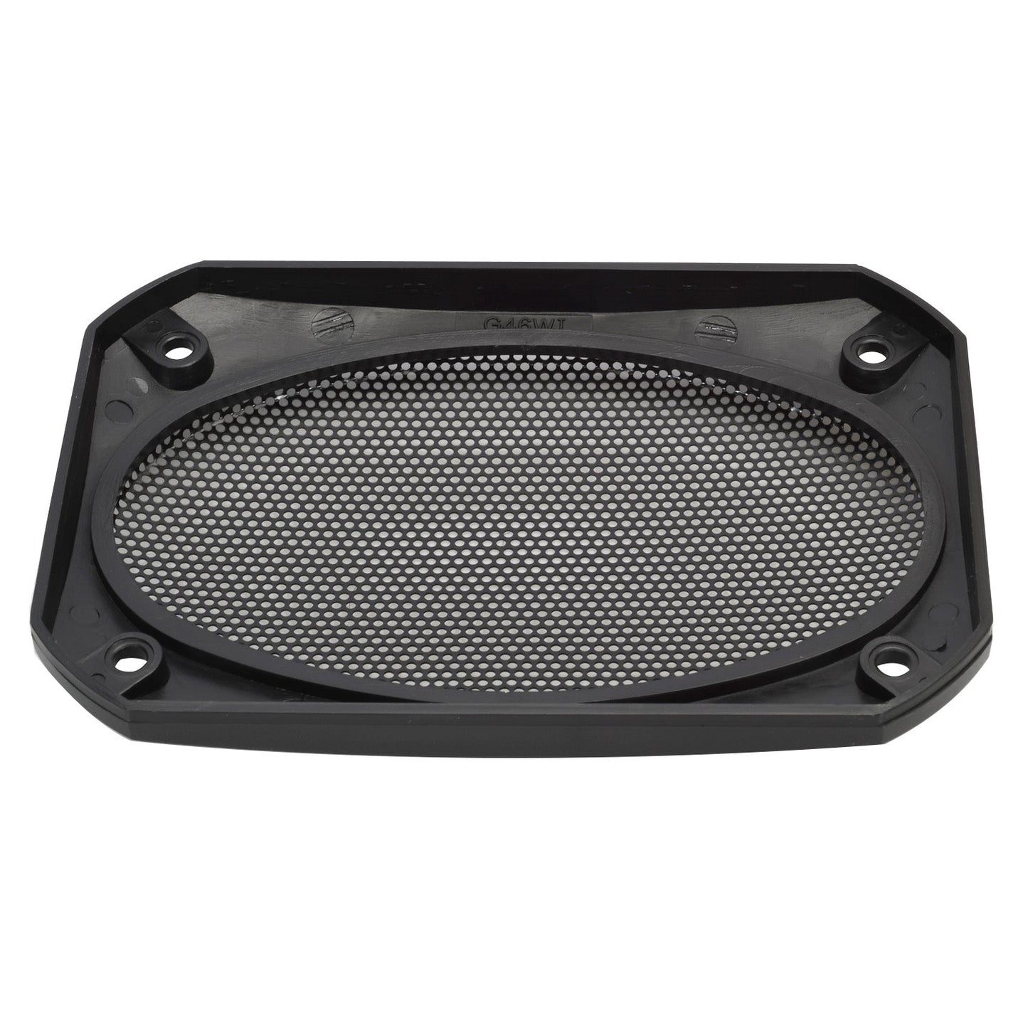 Magnadyne G46WI | 4" x 6" Satin Finish Speaker Grill | Black Metal Mesh