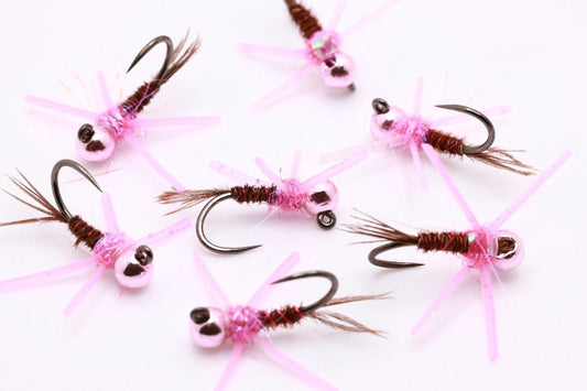 Pink BH Pheasant Tail w/ Legs