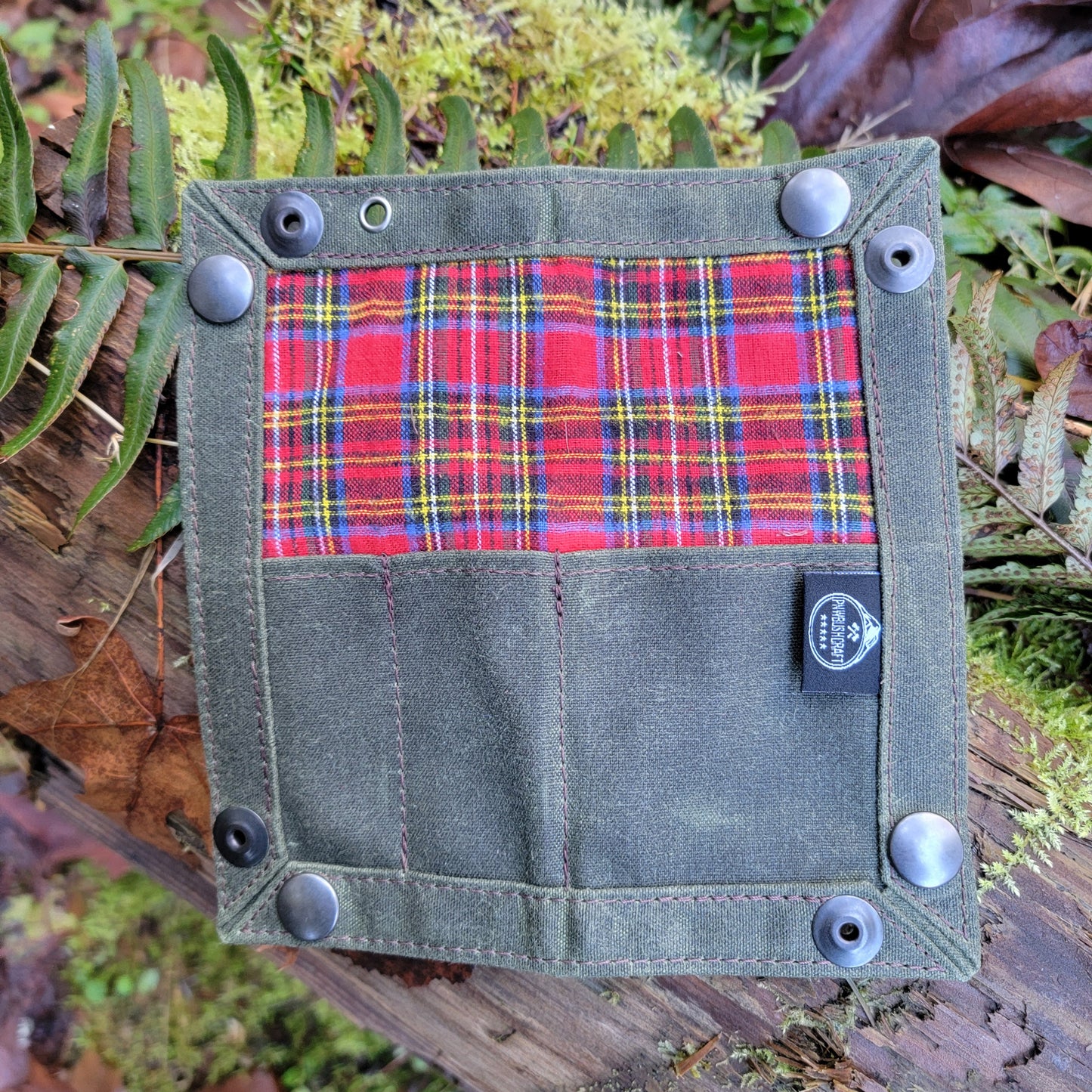 EDC Waxed Canvas Travel Tray for your Gear and EDC 2.0