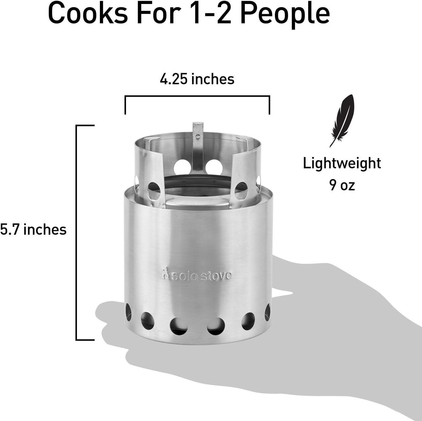Solo Stove Lite/Titan/Campfire Camping Stove Portable Stove for Backpacking Outdoor Cooking
