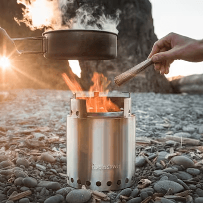 Solo Stove Pot 900/1800/4000 Stainless Steel Companion Pots | Designed for use with Lite/Titan/Campfire Solo Stoves