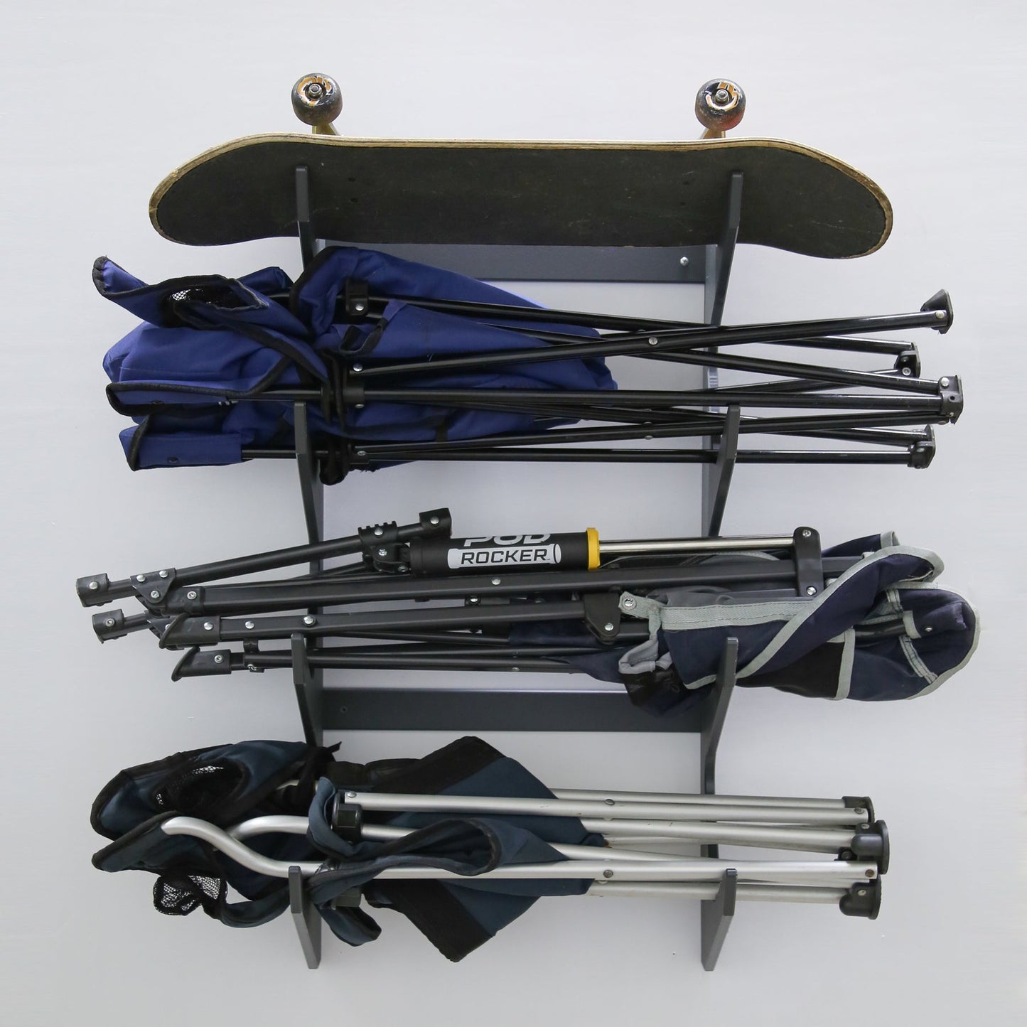 TRAPSKI Versa Slim Profile 4 Slot Chair Rack