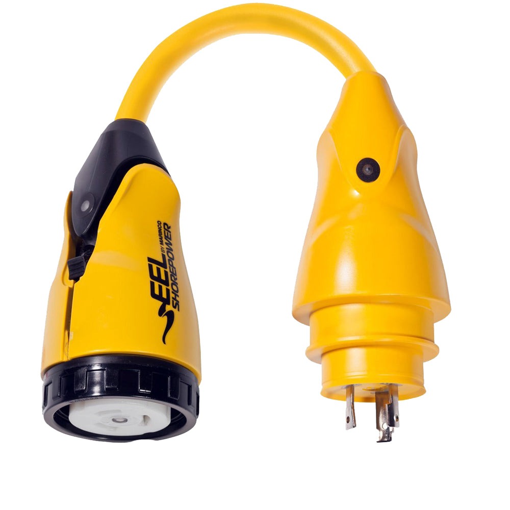 Marinco P30-503 EEL 50A-125V Female to 30A-125V Male Pigtail Adapter - Yellow [P30-503]