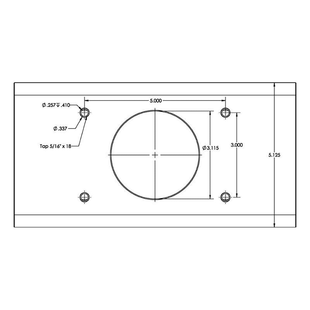 TACO T-Top Extrusion Plate Pre-Drilled f/Grand Slams - 30" - Pair [GSE-1939BSA30-C]