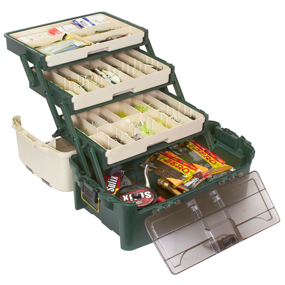 Plano Hybrid Hip 3-Tray Tackle Box - Forest Green [723300]