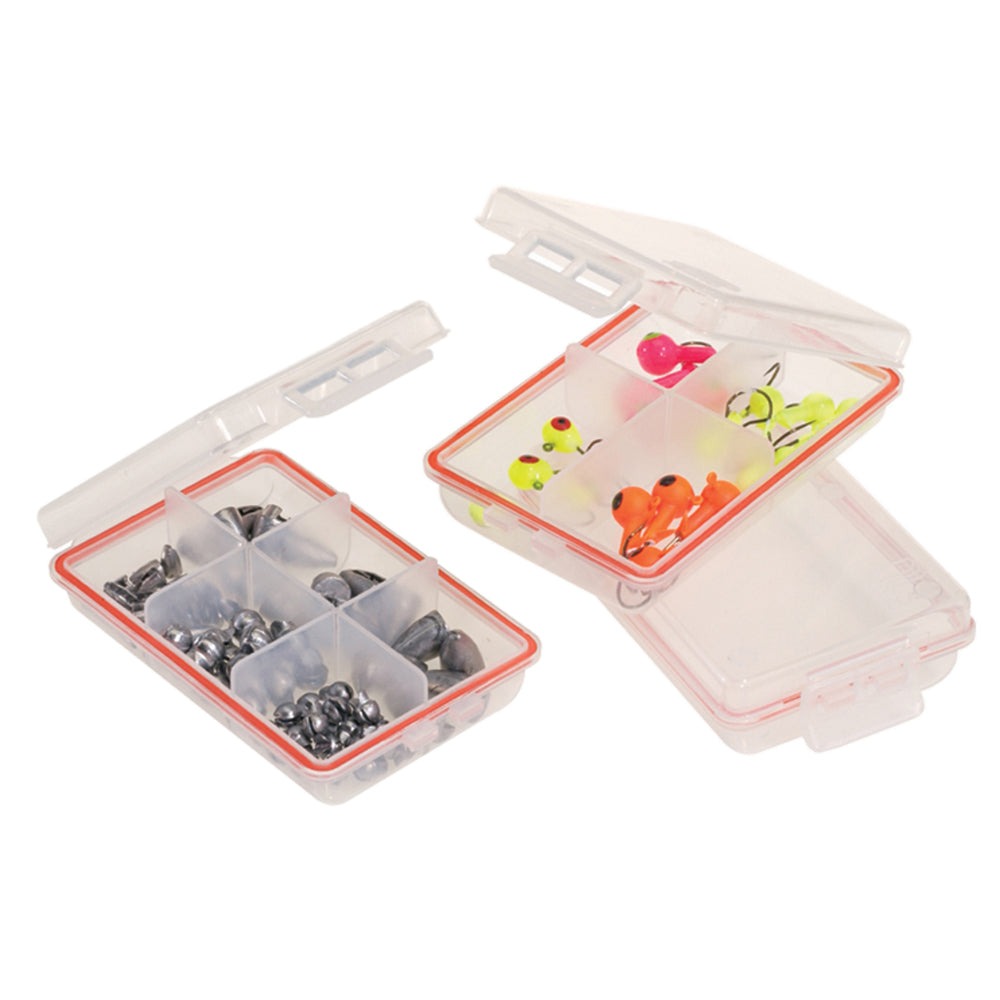 Plano Waterproof Terminal 3-Pack Tackle Boxes - Clear [106100]