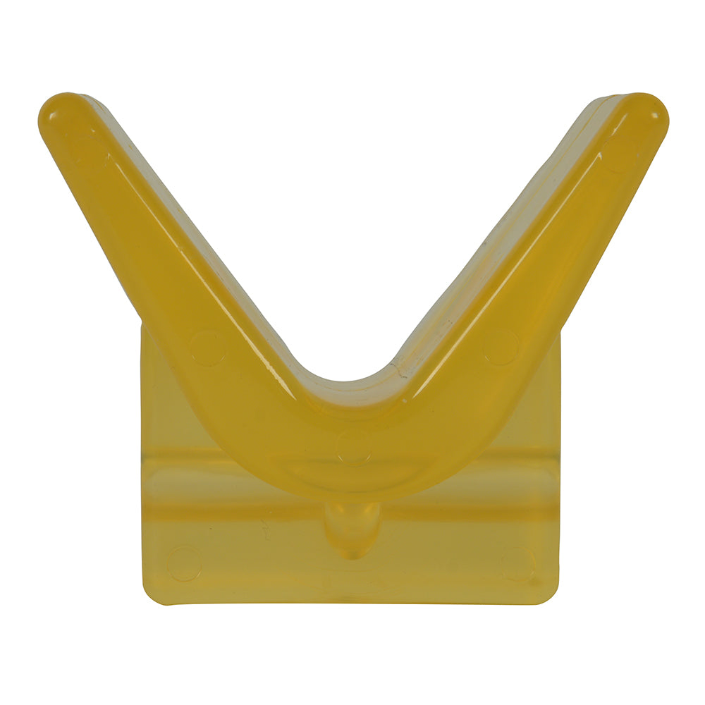 C.E. Smith Y-Stop 3" x 3" - 1/2" ID Yellow PVC [29554]