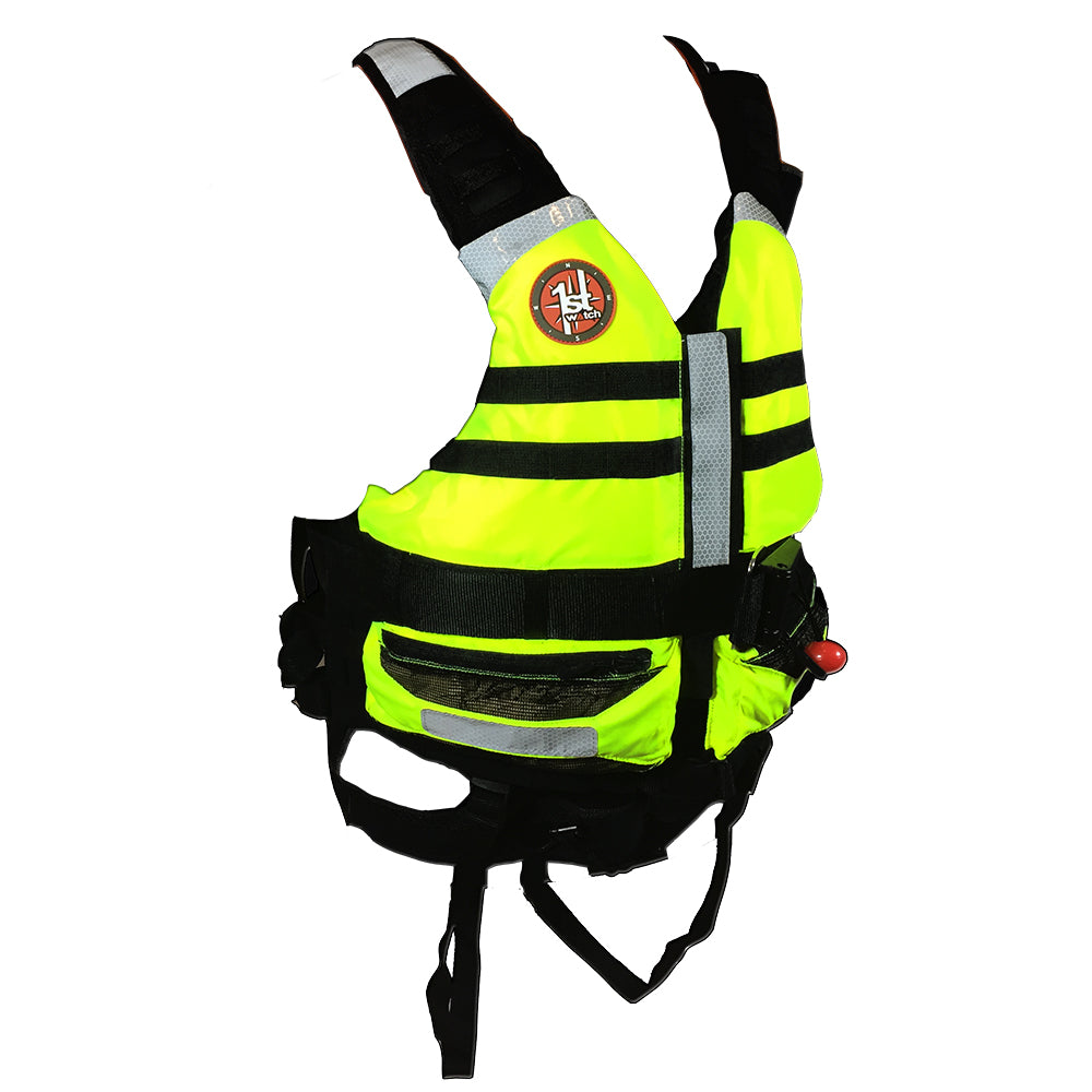 First Watch SWV-100 Rescue Swimmers Vest - Hi-Vis Yellow [SWV-100-HV-U]