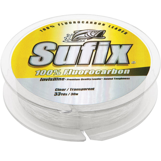 Sufix 100% Fluorocarbon Invisiline Leader - 150lb - 33yds [683-150]