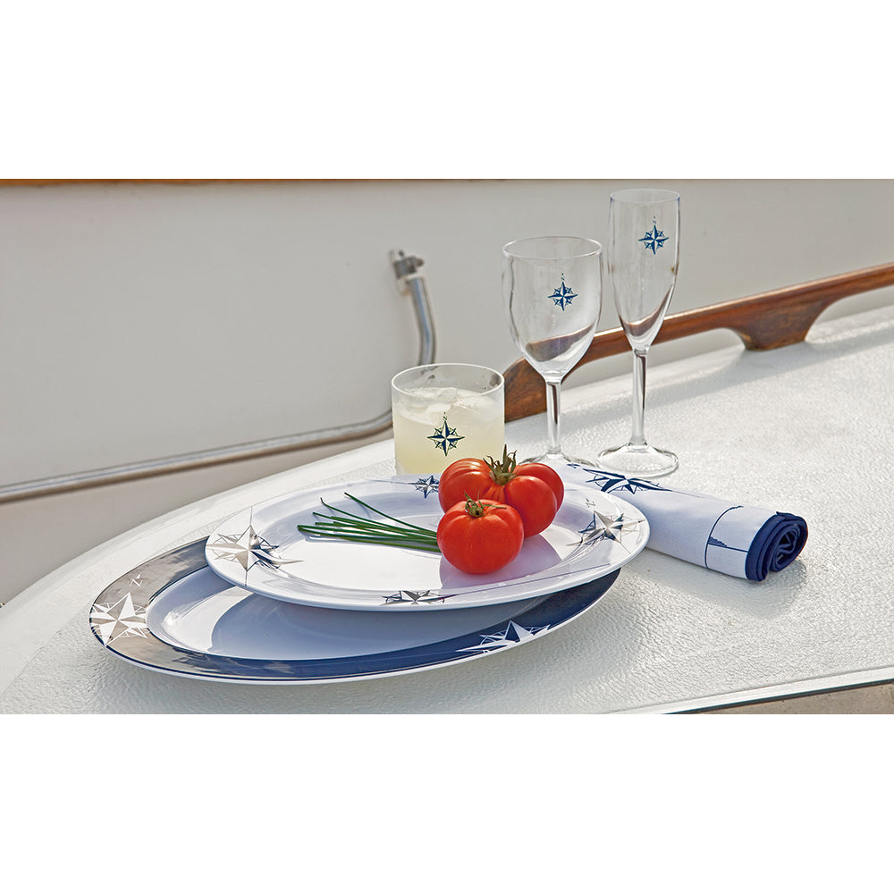 Marine Business Melamine Oval Serving Platters Set - NORTHWIND - Set of 2 [15009]