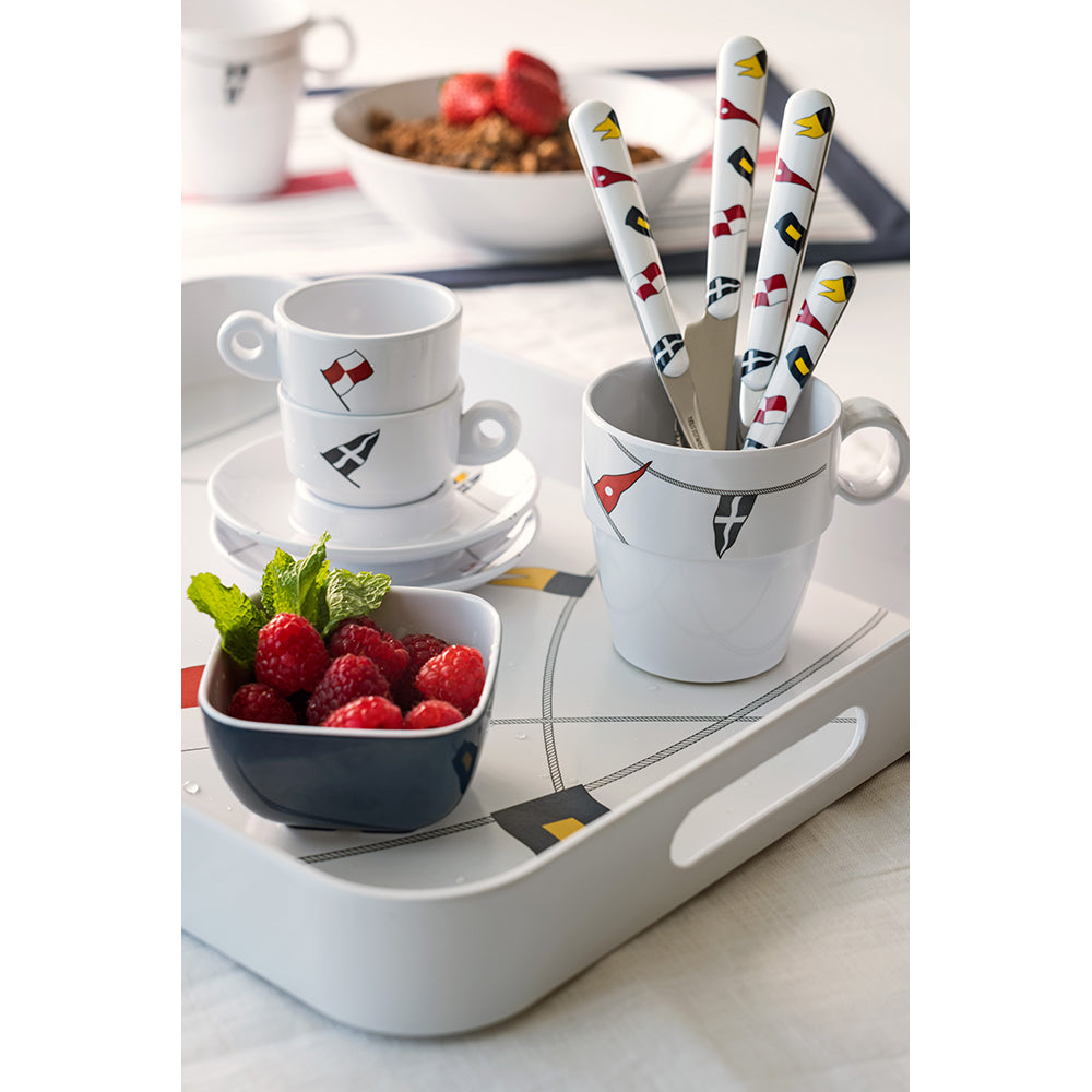 Marine Business Melamine Non-Slip Coffee Mug - REGATA - Set of 6 [12004C]