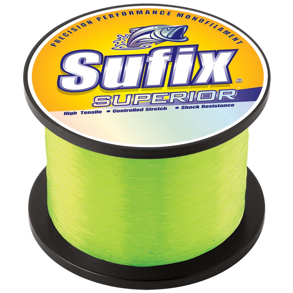 Sufix Superior Hi-Vis Yellow Monofilament - 50lb - 4810 yds [650-150]