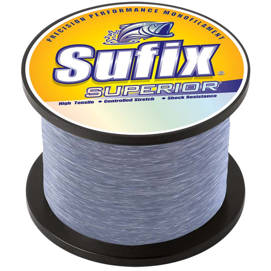 Sufix Superior Smoke Blue Monofilament - 20lb - 11745 yds [649-020]