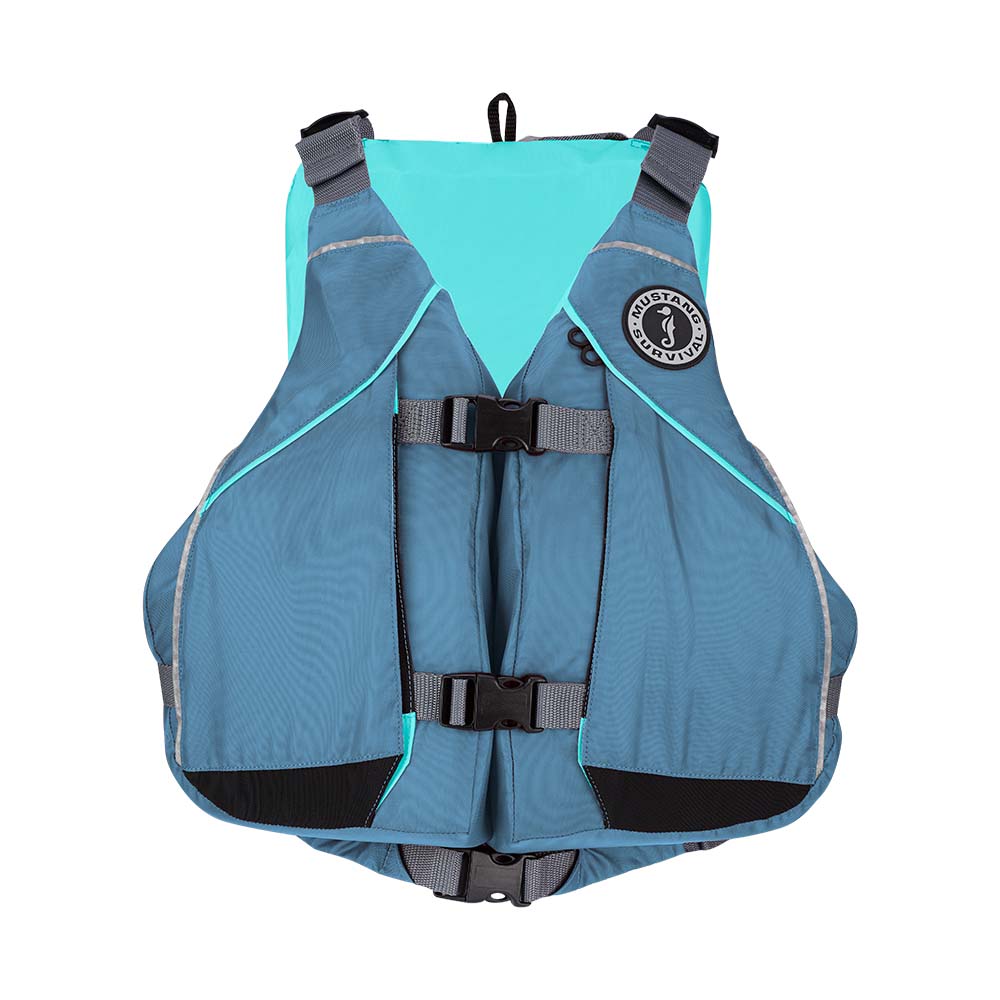 Mustang Womens Moxie Foam Vest - Aqua/Slate - XL/XXL [MV807MMS-853-XL/XXL-253]