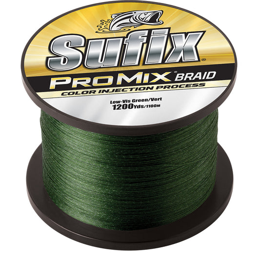 Sufix ProMix Braid - 50lb - Low-Vis Green - 1200 yds [630-350G]