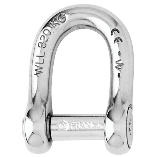 Wichard Self-Locking Allen Head Pin D Shackle - 12mm Diameter - 15/32" [01306]